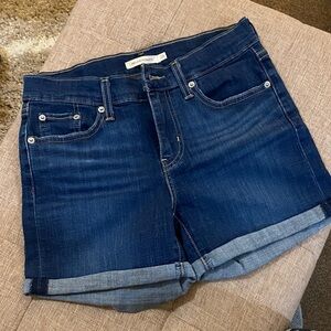 American Eagle Outfitters Deep Indigo Jean Shorts